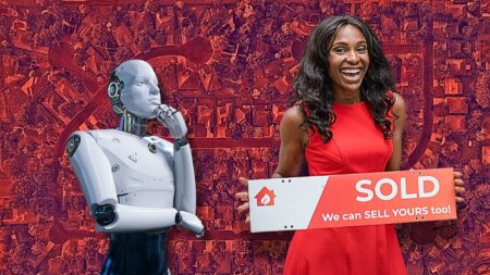 A robot and a real estate agent