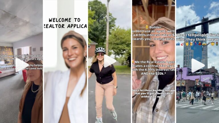 This real estate agent faked it 'til she made it. Social media paved the way
