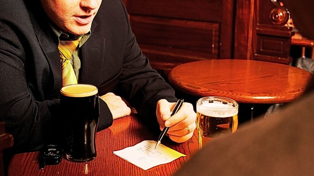 bar napkin business plan