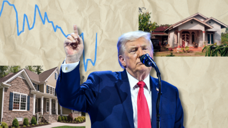What did Trump say about housing and mortgage rates at Davos?