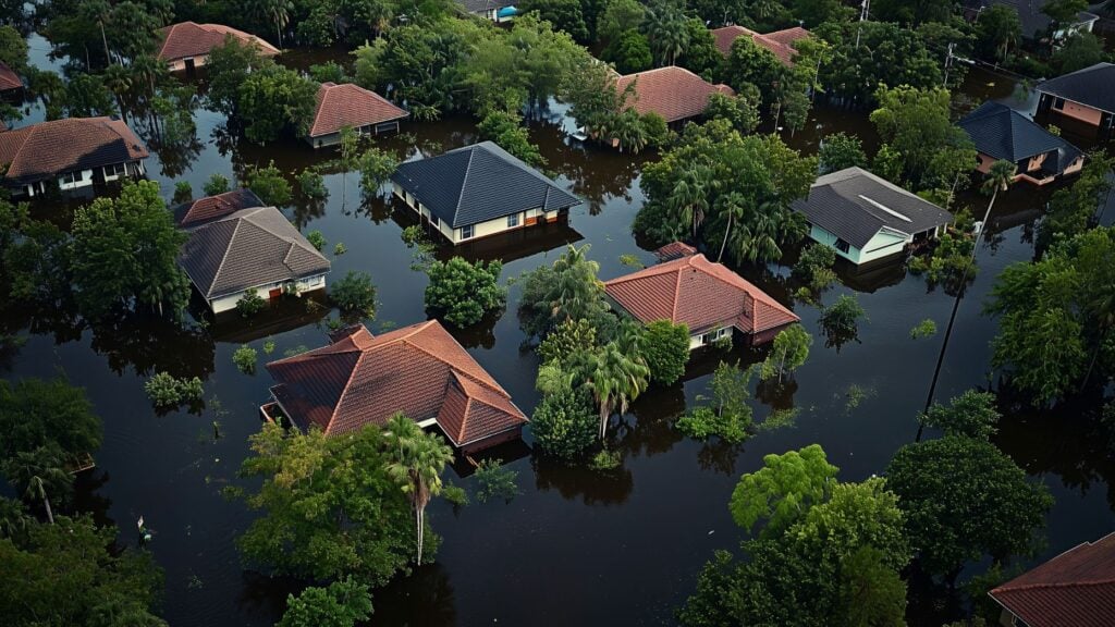 Flood-prone counties lost residents at double last year's rate