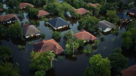 Flood-prone counties lost residents at double last year's rate