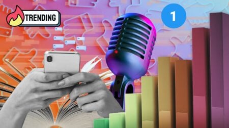 Real estate content calendar and social media comments on a smartphone screen