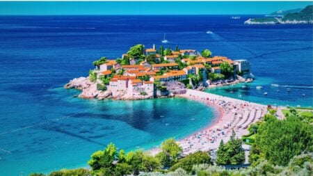 Keller Williams Montenegro coastal view of the Adriatic Sea and mountains