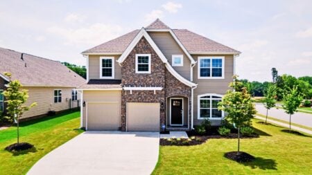 Exterior of a single-family house as homebuyers turn to ARMs with mortgage rates above 7 percent